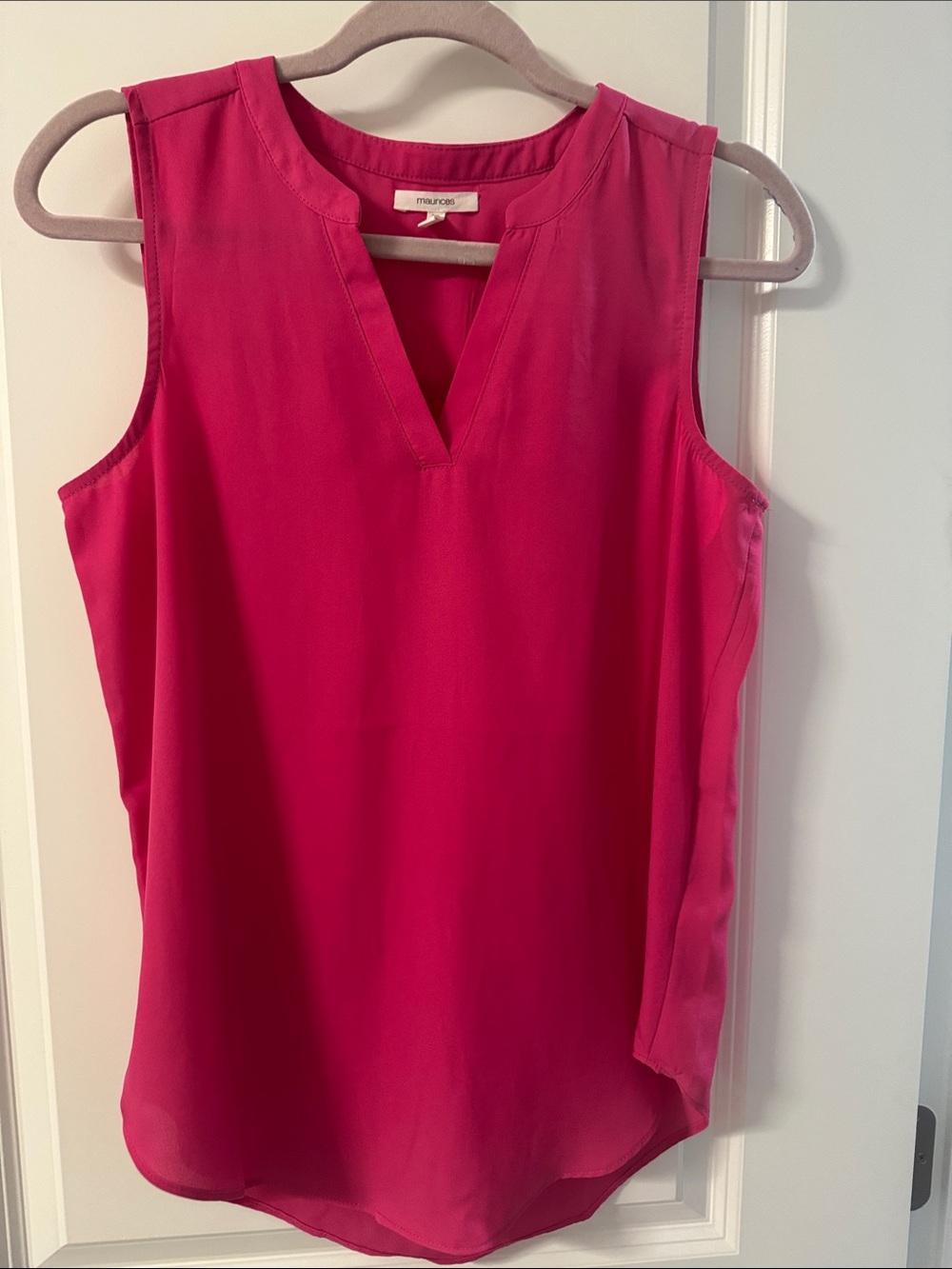 Maurice’s Women's Sleeveless V-Neck Camisole - Fuchsia